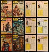 8d034 LOT OF 6 CLASSICS ILLUSTRATED COMIC BOOKS ISSUES BETWEEN #10-#128 1970s Odyssey& more!