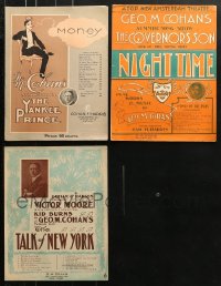 8d017 LOT OF 3 GEORGE M. COHAN 11X14 SHEET MUSIC 1900s-1910s songs by the legendary composer