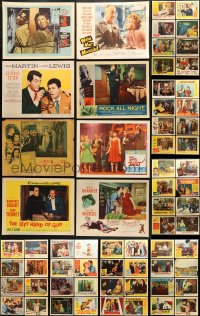 8d194 LOT OF 80 1950S LOBBY CARDS 1950s great scenes from a variety of different movies!