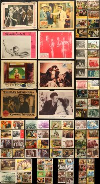8d192 LOT OF 92 LOBBY CARDS 1920s-1960s great scenes from a variety of different movies!