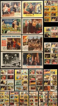 8d186 LOT OF 108 1950S LOBBY CARDS 1950s incomplete sets from a variety of different movies!