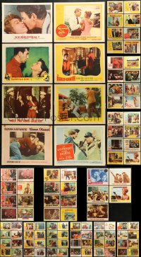 8d179 LOT OF 133 1950S LOBBY CARDS 1950s incomplete sets from a variety of different movies!