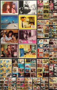 8d166 LOT OF 200 1960S LOBBY CARDS 1960s incomplete sets from a variety of different movies!
