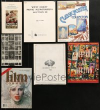 8d048 LOT OF 7 MAGAZINES, BOOK AND CATALOGS 1980s-2000s including many movie poster images!