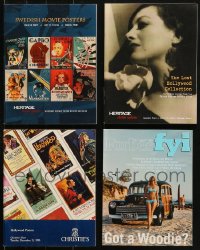 8d052 LOT OF 4 CATALOGS AND MAGAZINES 1990s-2000s movie poster images & more!