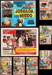 8d294 LOT OF 20 MEXICAN LOBBY CARDS 1960s-1980s great scenes from a variety of different movies!