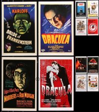 8d309 LOT OF 12 UNIVERSAL MASTER PRINT POSTERS 2001 including Dracula & Bride of Frankenstein!