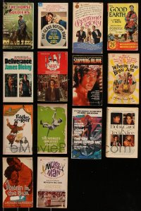 8d439 LOT OF 14 MOVIE EDITION PAPERBACK BOOKS 1950s-1970s Spy Who Loved Me, The Good Earth & more!