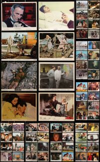 8d357 LOT OF 96 COLOR 8X10 STILLS AND MINI LOBBY CARDS 1960s-1970s scenes from a variety of movies!