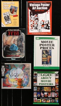 8d093 LOT OF 6 SOFTCOVER BOOKS AND AUCTION CATALOGS 1990s-2000s with movie posters & more!
