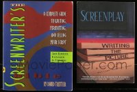 8d078 LOT OF 2 SCREENPLAY WRITING SOFTCOVER TEXTBOOKS 1990s-2000s writing, formatting & selling!