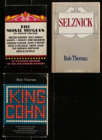 8d503 LOT OF 3 MOVIE PRODUCER BIOGRAPHY HARDCOVER BOOKS 1960s-1970s Selznick, Harry Cohn & more!