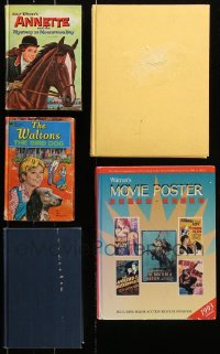 8d066 LOT OF 5 HARDCOVER MOVIE AND TV BOOKS 1960s-1990s Waltons, Annette, MGM, price guide & more!