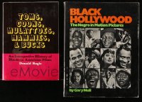 8d082 LOT OF 2 HARDCOVER BOOKS ABOUT BLACK AFRICAN AMERICAN ACTORS 1970s illustrated history!