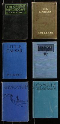 8d479 LOT OF 6 MOVIE EDITION HARDCOVER BOOKS 1920s-1930s Joseph Conrad, Rex Beach, Dumas & more!