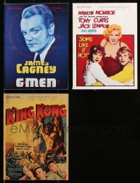 8d105 LOT OF 3 SKINNER MOVIE POSTER AUCTION CATALOGS 1990s filled with images of rare items!