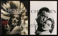 8d111 LOT OF 2 CHRISTIE'S FILM AND ENTERTAINMENT AUCTION CATALOGS 2003-2004 filled w/cool images!