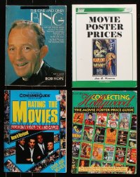 8d070 LOT OF 4 OVERSIZED SOFTCOVER MOVIE BOOKS 1970s-2000s Bing Crosby, Collecting Hollywood+more!