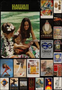 8d678 LOT OF 22 UNFOLDED MISCELLANEOUS POSTERS 1970s-1990s a variety of cool images!