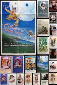 8d148 LOT OF 32 FOLDED ONE-SHEETS 1970s-1980s great images from a variety of different movies!