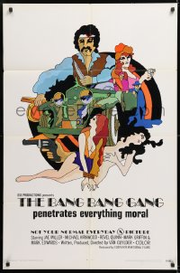 8f074 BANG BANG GANG 1sh 1970 Jae Miller, Michael Kirkwood, cool 70's style art!