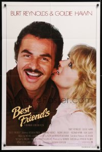 8f090 BEST FRIENDS 1sh 1982 great close up of Goldie Hawn & Burt Reynolds!