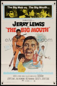 8f105 BIG MOUTH 1sh 1967 Jerry Lewis is the Chicken of the Sea, D.K. spy spoof artwork!