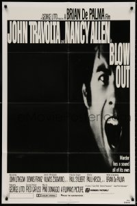 8f127 BLOW OUT 1sh 1981 John Travolta, Brian De Palma, murder has a sound all of its own!