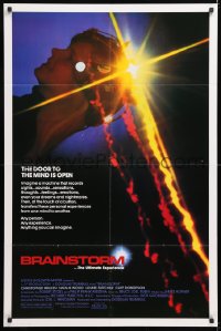 8f143 BRAINSTORM 1sh 1983 Christopher Walken, Natalie Wood, the ultimate experience!
