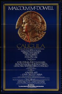 8f162 CALIGULA 1sh 1980 Malcolm McDowell, Penthouse's Bob Guccione sex epic!