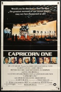 8f167 CAPRICORN ONE 1sh 1978 Elliott Gould, O.J. Simpson, the $30 billion dollar hoax!