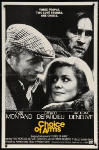 8f207 CHOICE OF ARMS 1sh 1983 Catherine Deneuve, Gerard Depardieu, Yves Montand