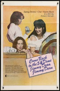 8f225 COME BACK TO THE 5 & DIME JIMMY DEAN, JIMMY DEAN 1sh 1982 James Dean, Sandy Dennis, Cher!