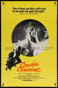 8f248 COUSIN COUSINE 1sh 1975 Marie-Christine Barrault, Victor Lanoux, French!