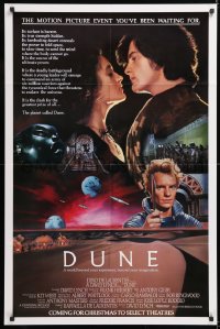 8f334 DUNE advance 1sh 1984 David Lynch classic, top cast images over the desert planet Arrakis!