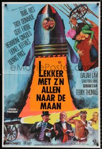 8f915 THOSE FANTASTIC FLYING FOOLS English 1sh 1967 Troy Donahue on a Rocket to the Moon!