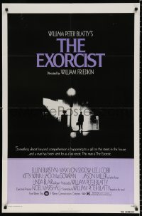 8f365 EXORCIST 1sh 1974 William Friedkin, Von Sydow, horror classic from William Peter Blatty!