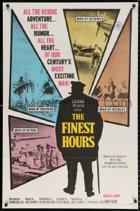 8f382 FINEST HOURS 1sh 1964 Winston Churchill, the century's most exciting man!