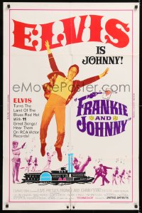 8f406 FRANKIE & JOHNNY 1sh 1966 Elvis Presley turns the land of the blues red hot!