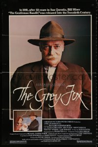 8f457 GREY FOX 1sh 1983 Richard Farnsworth as gentleman bandit, western!