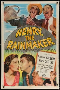 8f469 HENRY THE RAINMAKER 1sh 1949 Raymond Walburn stops a drought, but causes massive flooding!