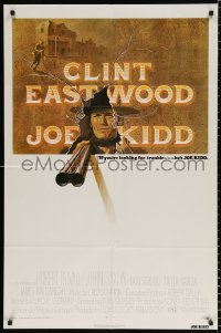 8f539 JOE KIDD 1sh 1972 John Sturges, if you're looking for trouble, he's Clint Eastwood!