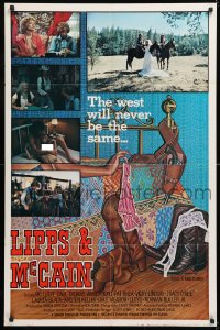 8f600 LIPPS & MCCAIN 1sh 1978 Ric Lutze, Paul Thomas, Amber Hunt, western sex!