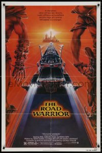 8f616 MAD MAX 2: THE ROAD WARRIOR 1sh 1982 Mel Gibson in the title role, great art by Commander!