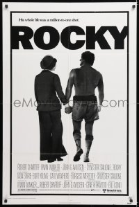 8f782 ROCKY style A NSS style 1sh 1976 boxer Sylvester Stallone, John G. Avildsen boxing classic!
