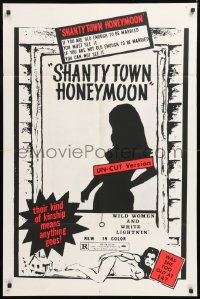 8f813 SHANTYTOWN HONEYMOON 1sh 1971 ultra-rare sexy un-cut version, was she too old at 14?