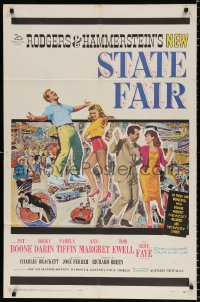 8f867 STATE FAIR 1sh 1962 Pat Boone, Ann-Margret, Rodgers & Hammerstein musical!
