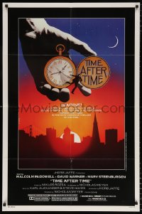 8f922 TIME AFTER TIME 1sh 1979 Malcolm McDowell as H.G. Wells, David Warner as Jack the Ripper!