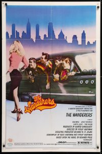 8f956 WANDERERS 1sh 1979 Ken Wahl in Kaufman's 1960s New York City teen gang cult classic!