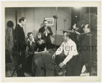 8g096 ANGELS OVER BROADWAY candid 8.25x10 still 1940 Ben Hecht, Rita Hayworth & Fairbanks on set!